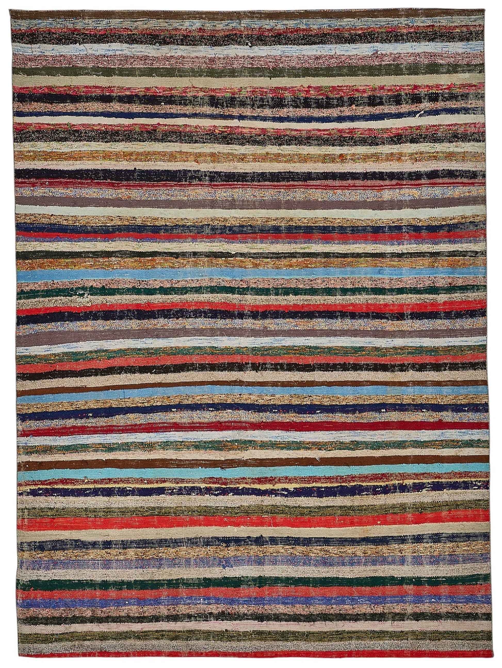 6x8 Handmade Vintage Chaput Kilim Rug - 51867