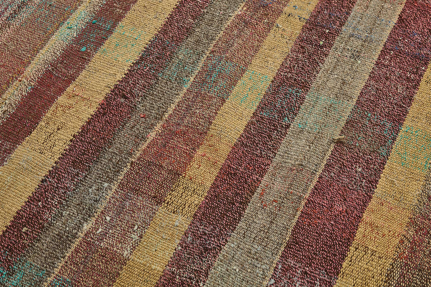 4x8 Handmade Vintage Chaput Kilim Rug - 51869