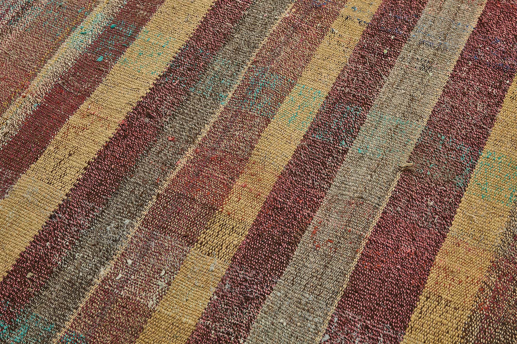 4x8 Handmade Vintage Chaput Kilim Rug - 51869