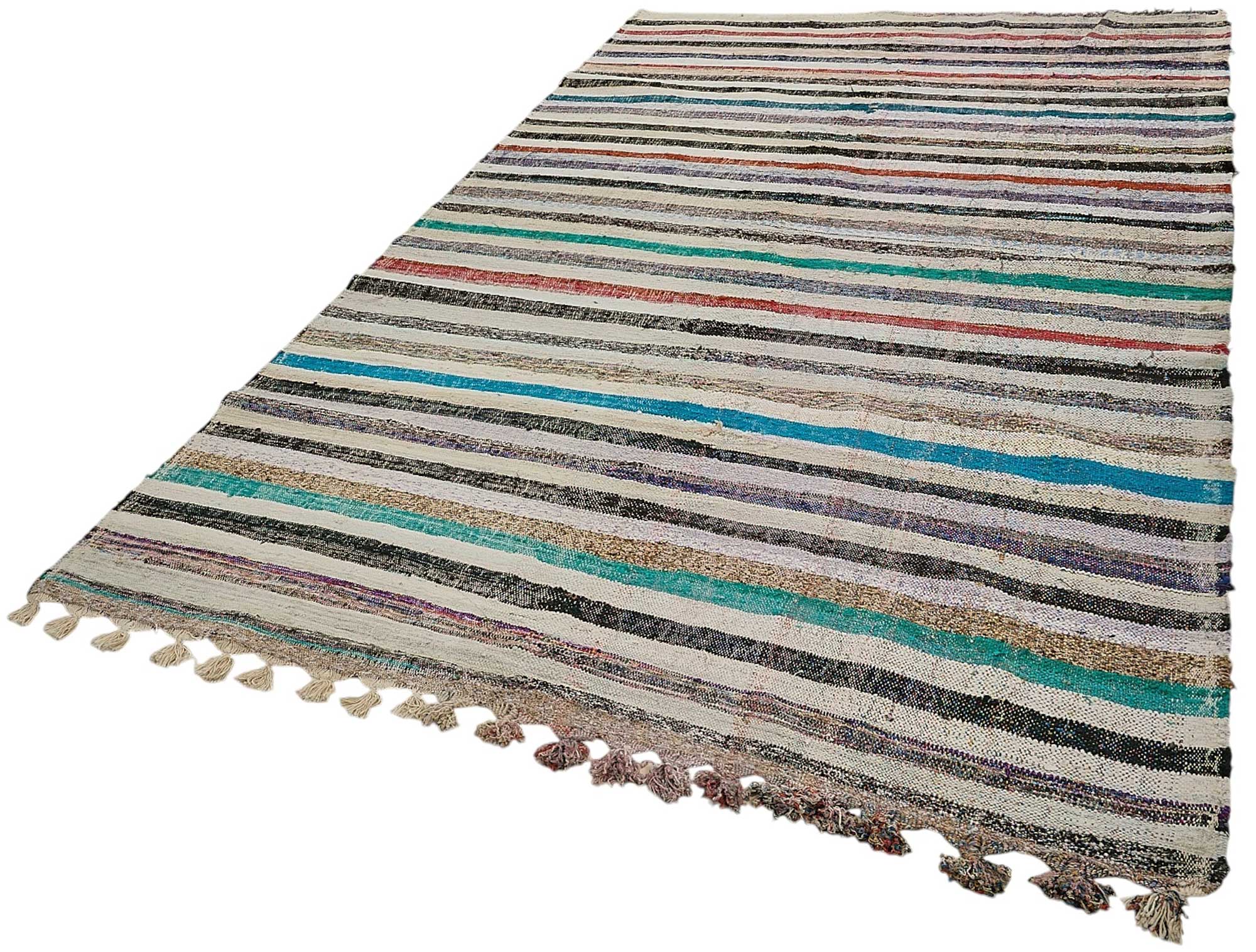 6x10 Handmade Vintage Chaput Kilim Rug - 51871