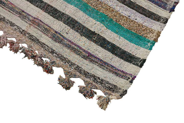 6x10 Handmade Vintage Chaput Kilim Rug - 51871