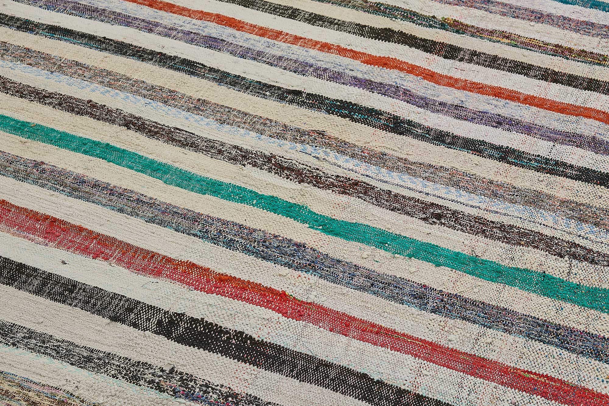 6x10 Handmade Vintage Chaput Kilim Rug - 51871
