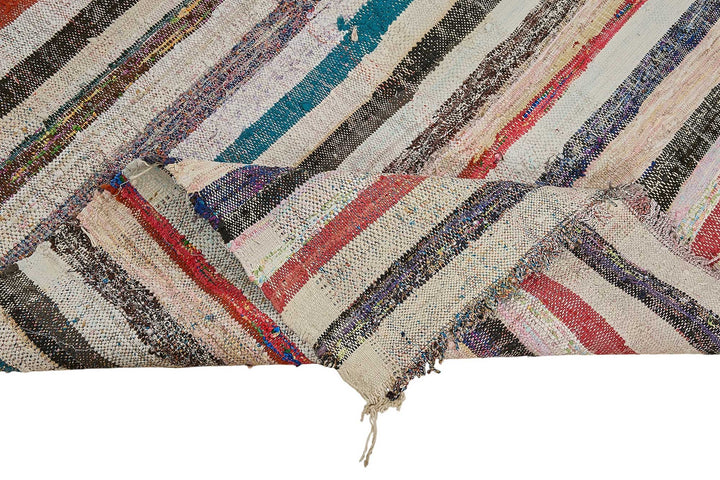 6x10 Handmade Vintage Chaput Kilim Rug - 51871