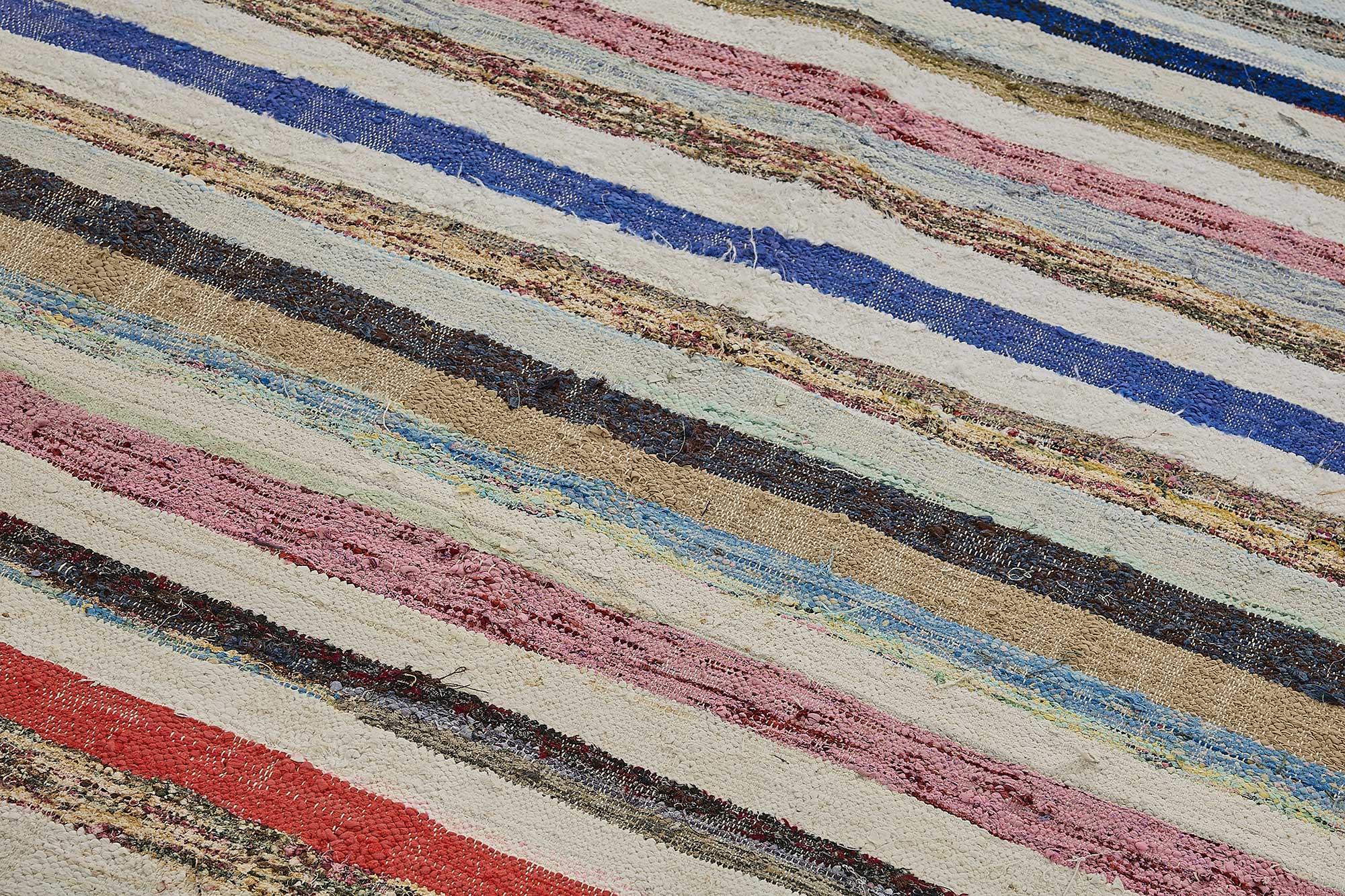 5x11 Handmade Vintage Chaput Kilim Rug - 51872