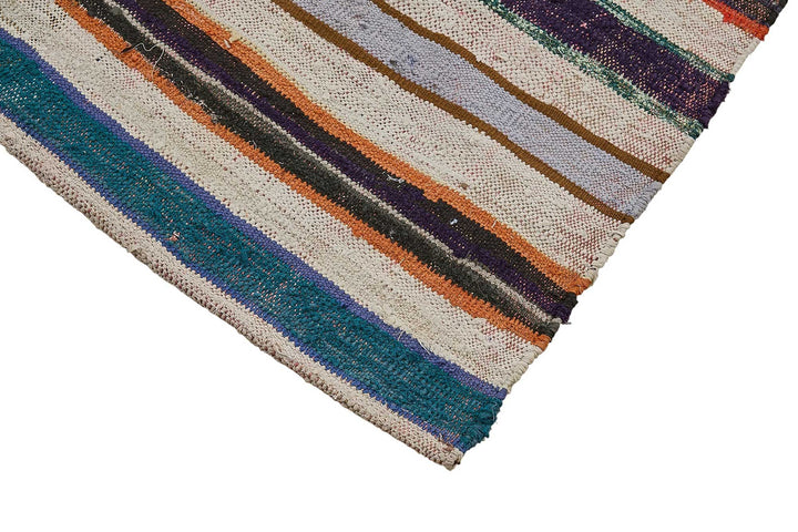 6x10 Handmade Vintage Chaput Kilim Rug - 51875