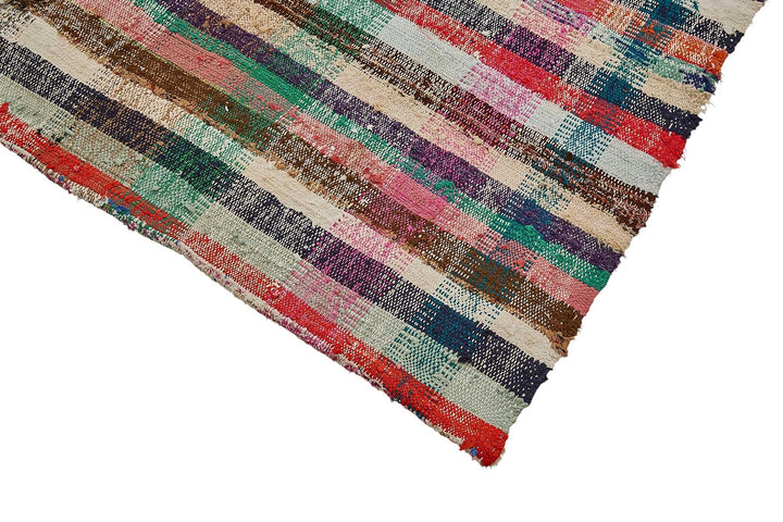 6x10 Handmade Vintage Chaput Kilim Rug - 51877
