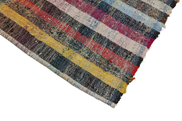 6x11 Handmade Vintage Chaput Kilim Rug - 51878