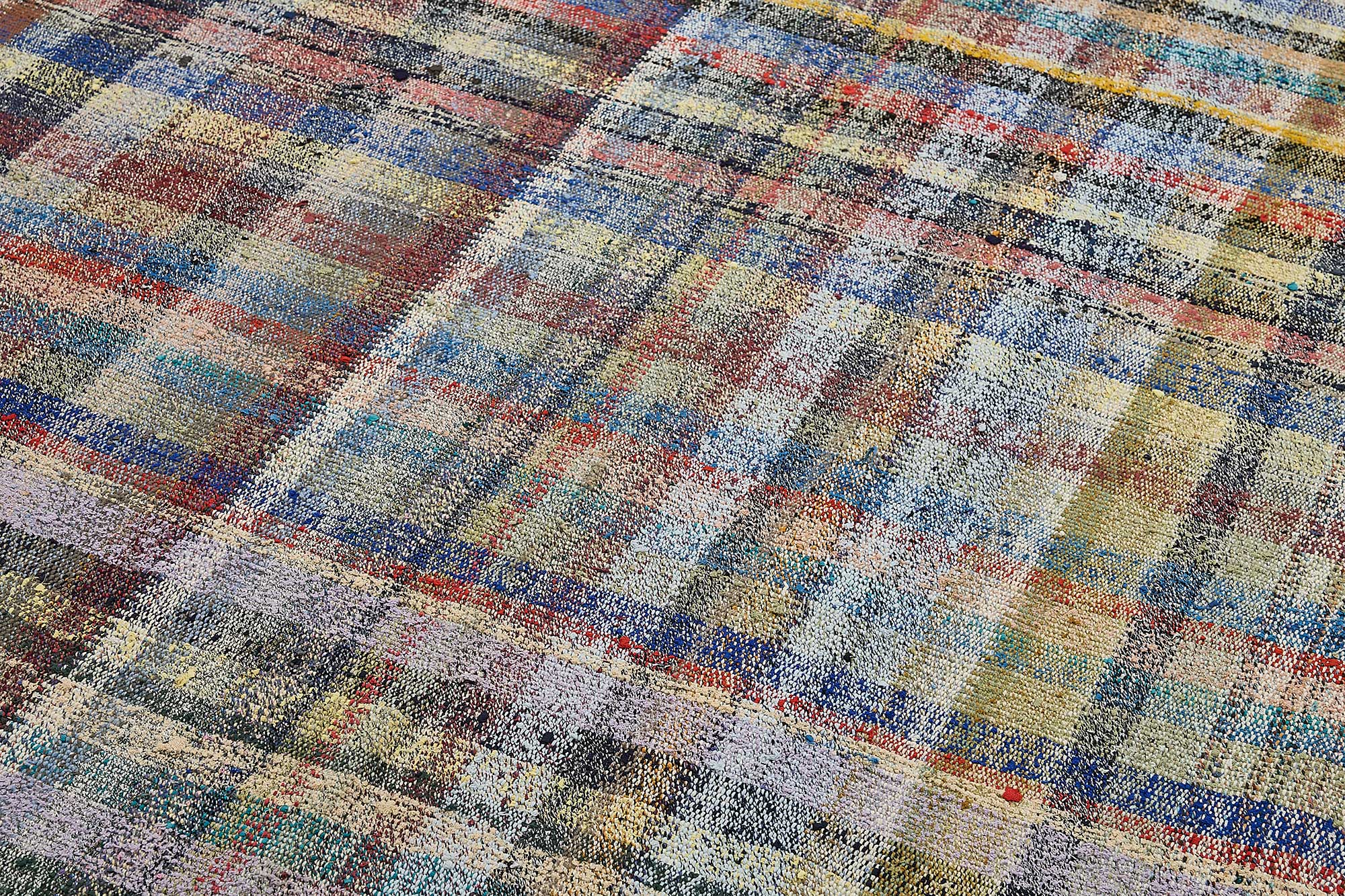 6x10 Handmade Vintage Chaput Kilim Rug - 51879