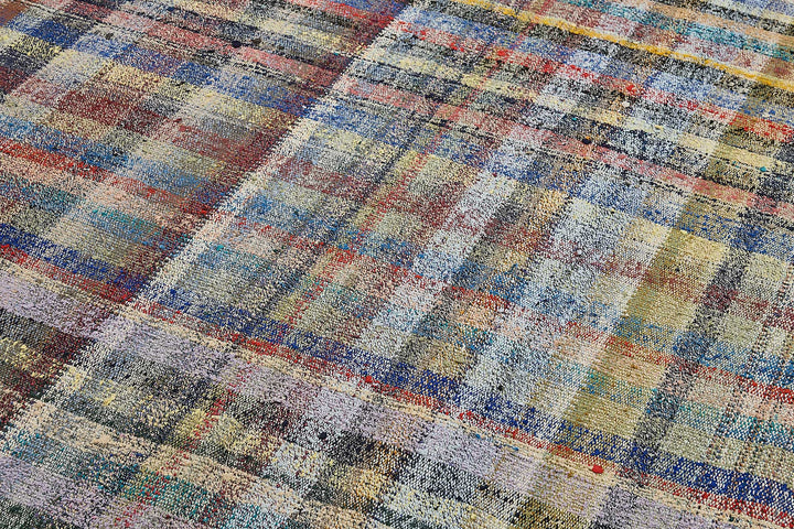 6x10 Handmade Vintage Chaput Kilim Rug - 51879