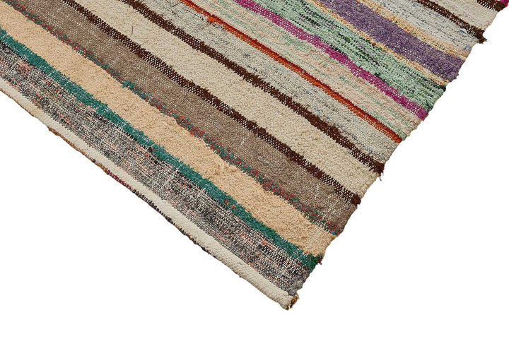 6x10 Handmade Vintage Chaput Kilim Rug - 51880