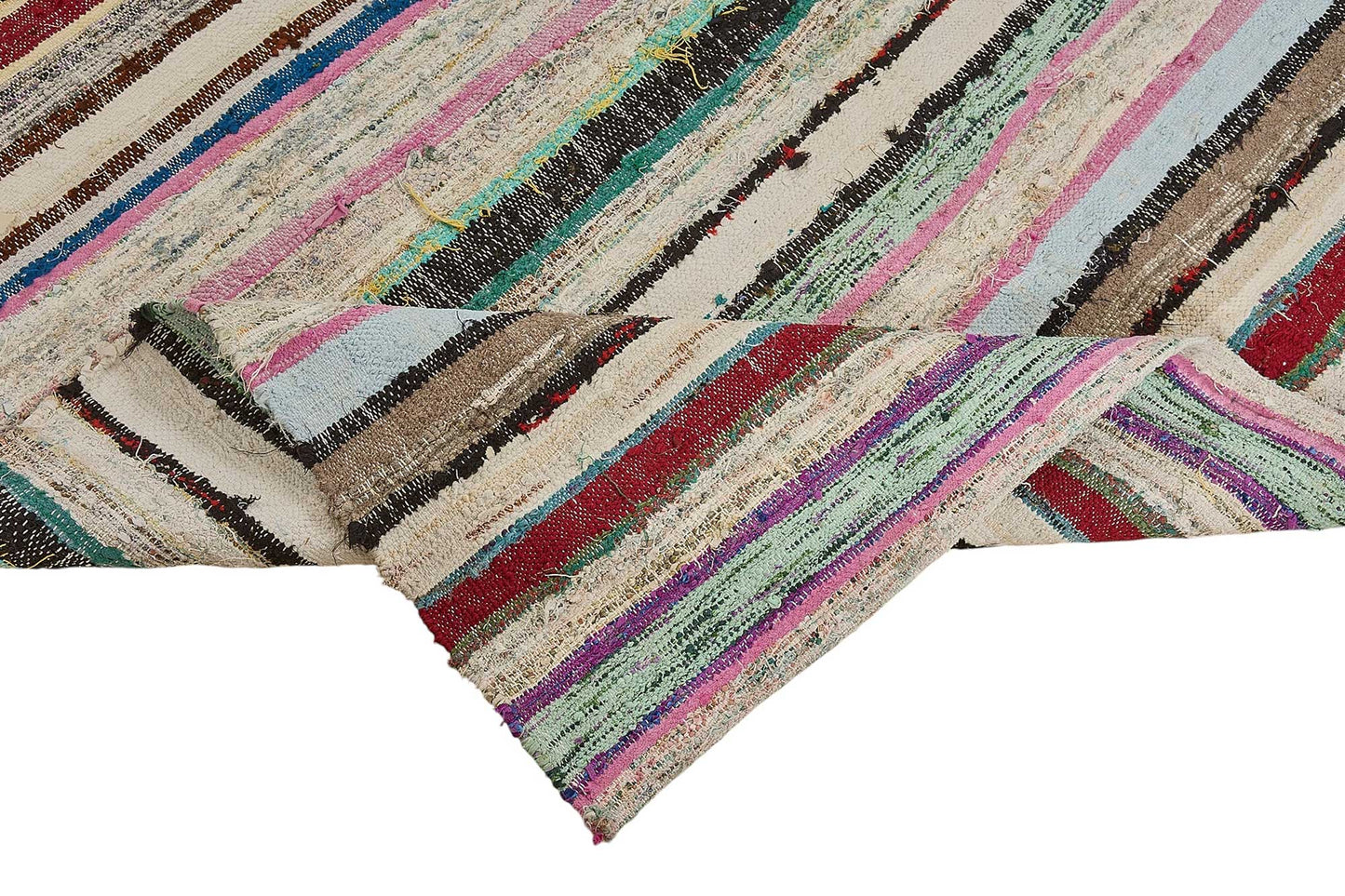 6x10 Handmade Vintage Chaput Kilim Rug - 51880