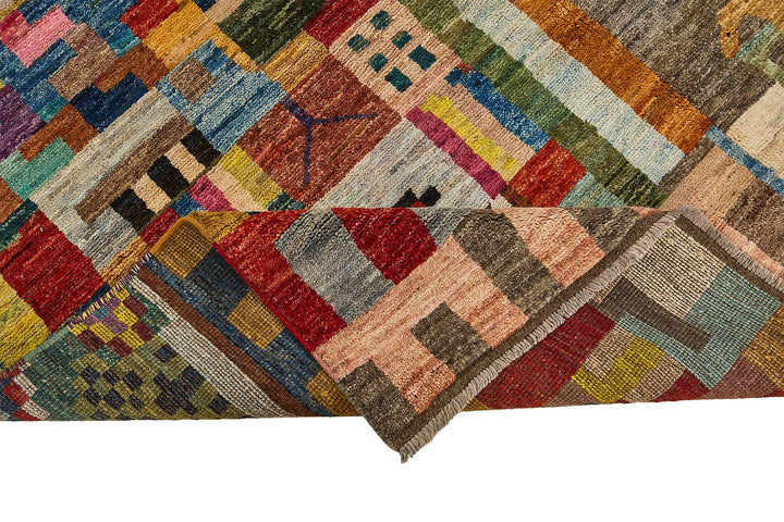 6x10 Multicolor Modern Tribal Rug - 51932