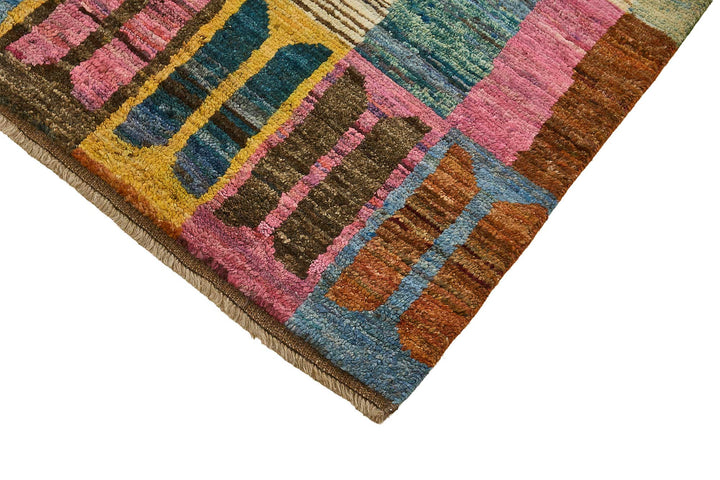 6x10 Multicolor Modern Tribal Rug - 51933