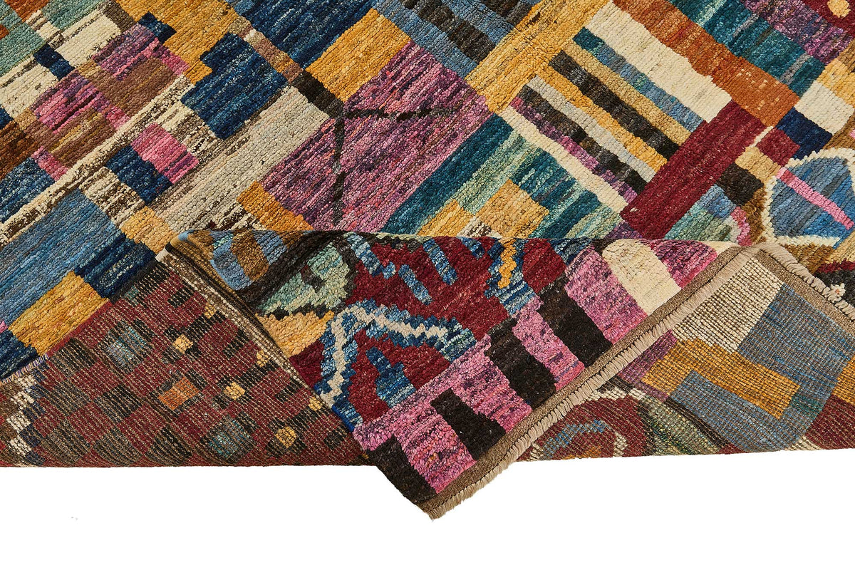 6x10 Multicolor Modern Tribal Rug - 51933