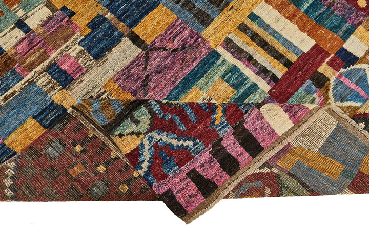 6x10 Multicolor Modern Tribal Rug - 51933