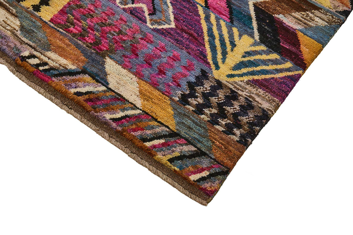 7x10 Multicolor Modern Tribal Rug - 51934