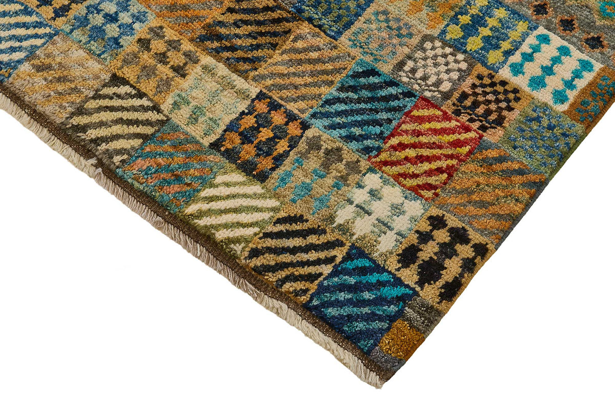 6x8 Multicolor Modern Tribal Rug - 51937