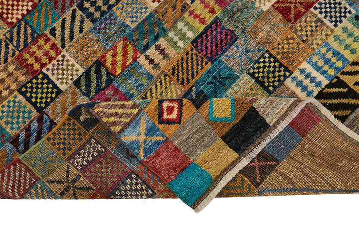 6x8 Multicolor Modern Tribal Rug - 51937