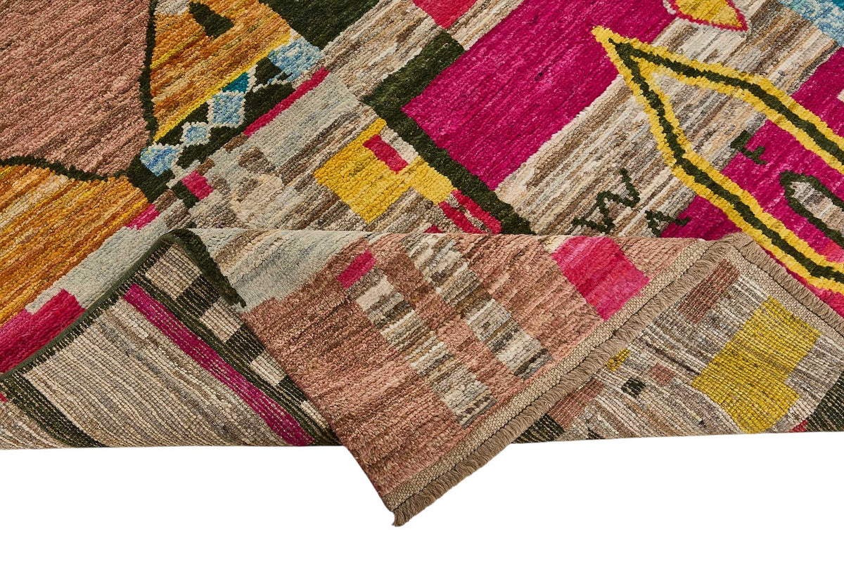 8x10 Multicolor Modern Tribal Rug - 51939