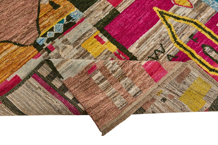 8x10 Multicolor Modern Tribal Rug - 51939