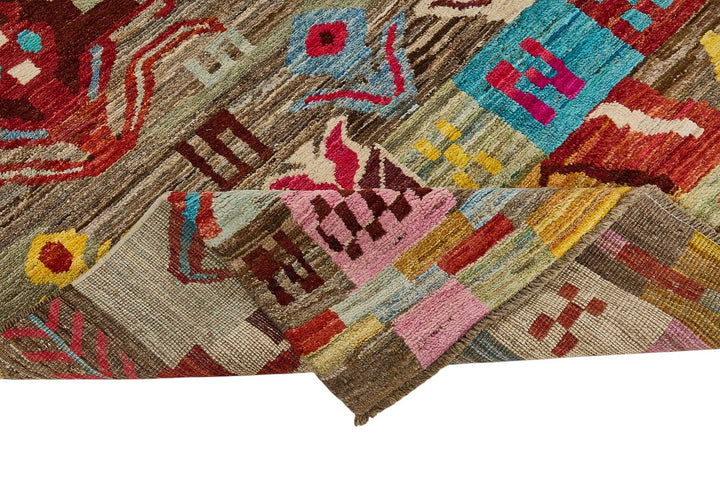 6x9 Multicolor Modern Tribal Rug - 51941