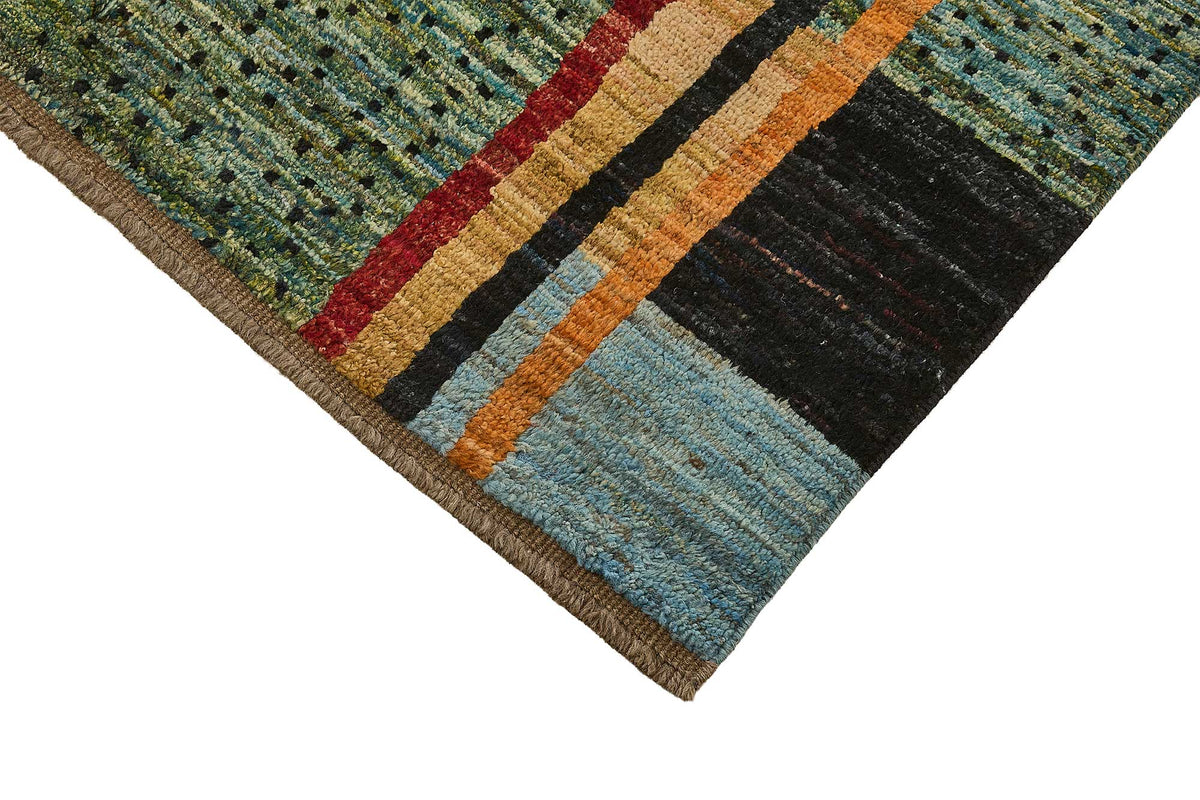 9x12 Multicolor Modern Tribal Rug - 51942