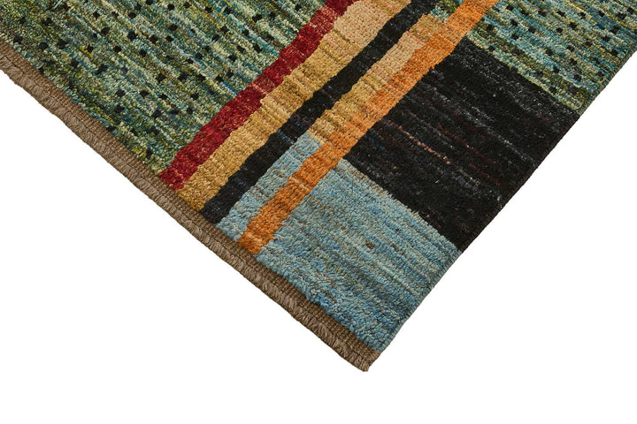 9x12 Multicolor Modern Tribal Rug - 51942
