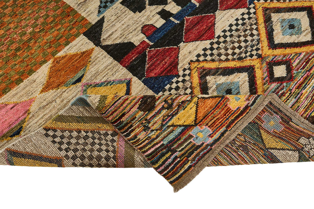 9x12 Multicolor Modern Tribal Rug - 51942