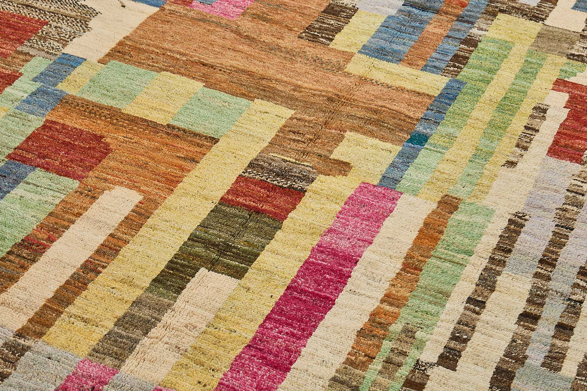 6x9 Multicolor Modern Tribal Rug - 51944