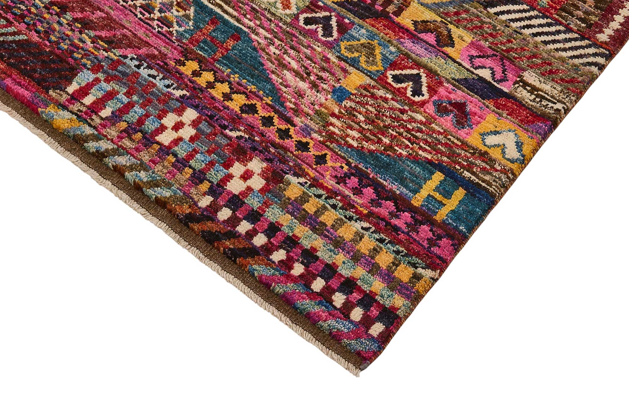 7x10 Multicolor Modern Tribal Rug - 51945