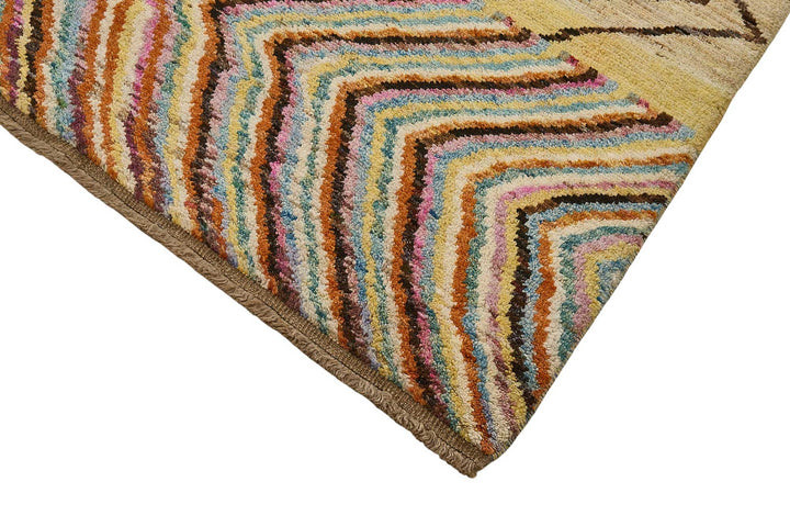 7x9 Multicolor Modern Tribal Rug - 51946