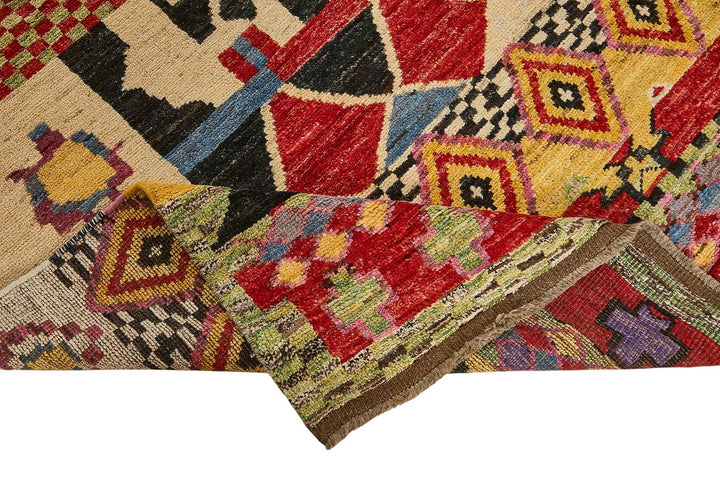 9x10 Multicolor Modern Tribal Rug - 51947