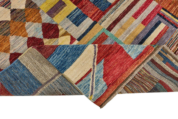 6x10 Multicolor Modern Tribal Rug - 51948