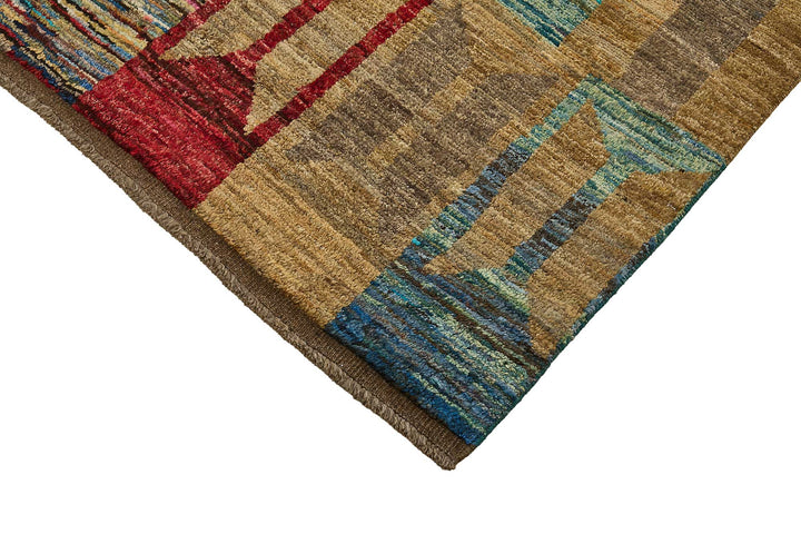 8x11 Multicolor Modern Tribal Rug - 51950