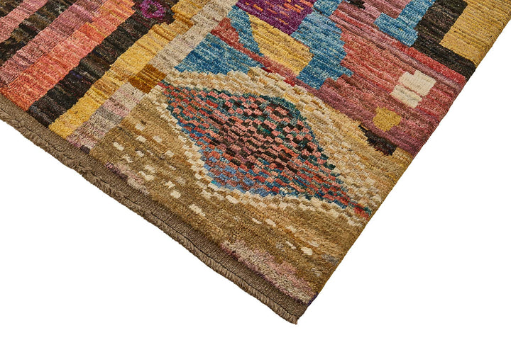 8x10 Multicolor Modern Tribal Rug - 51951