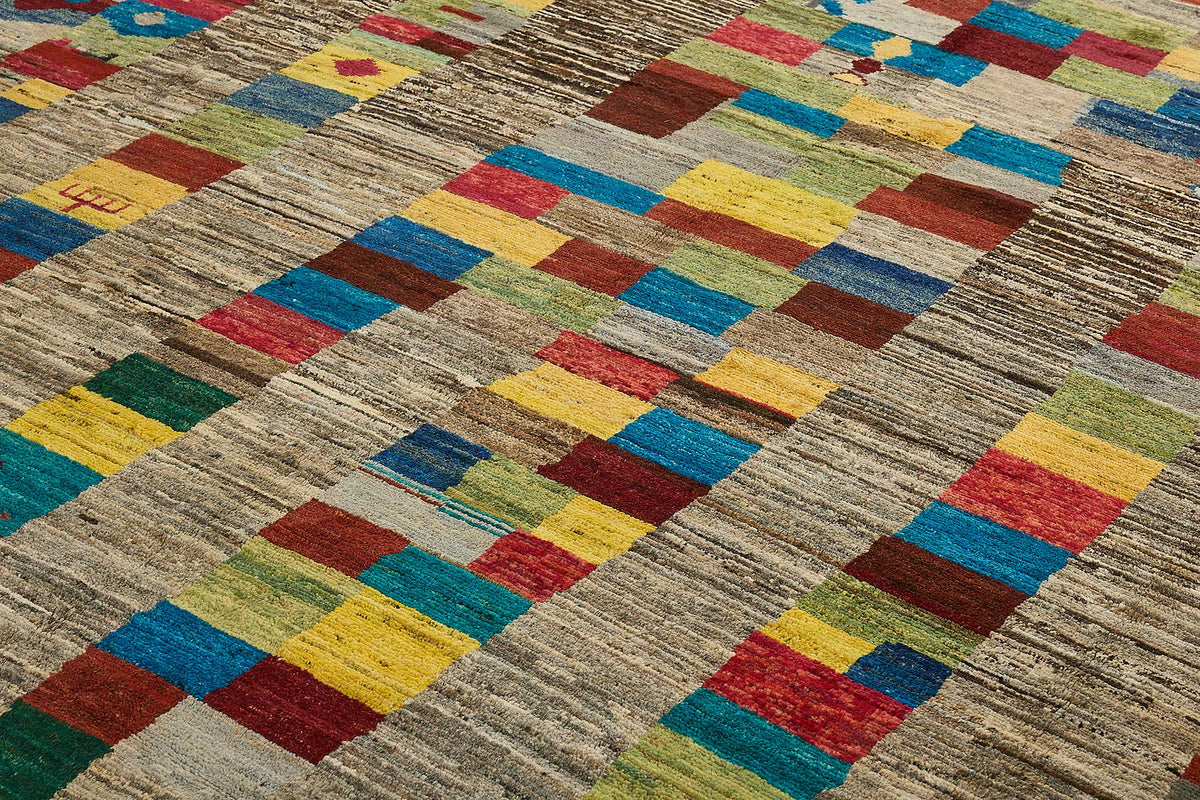 10x12 Multicolor Modern Tribal Rug - 51952