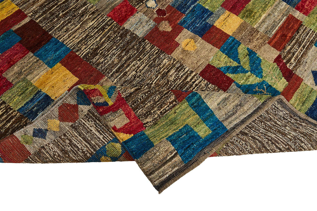 10x12 Multicolor Modern Tribal Rug - 51952