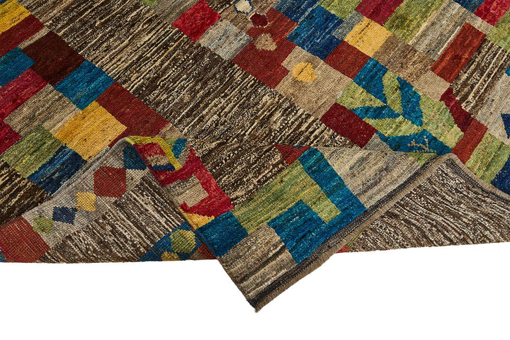 10x12 Multicolor Modern Tribal Rug - 51952
