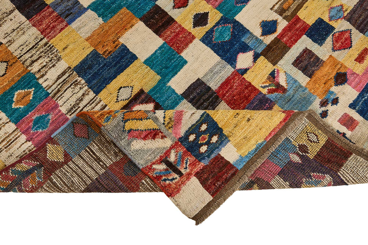 6x10 Multicolor Modern Tribal Rug - 51954