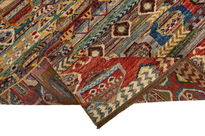 5x6 Multicolor Modern Tribal Rug - 51955