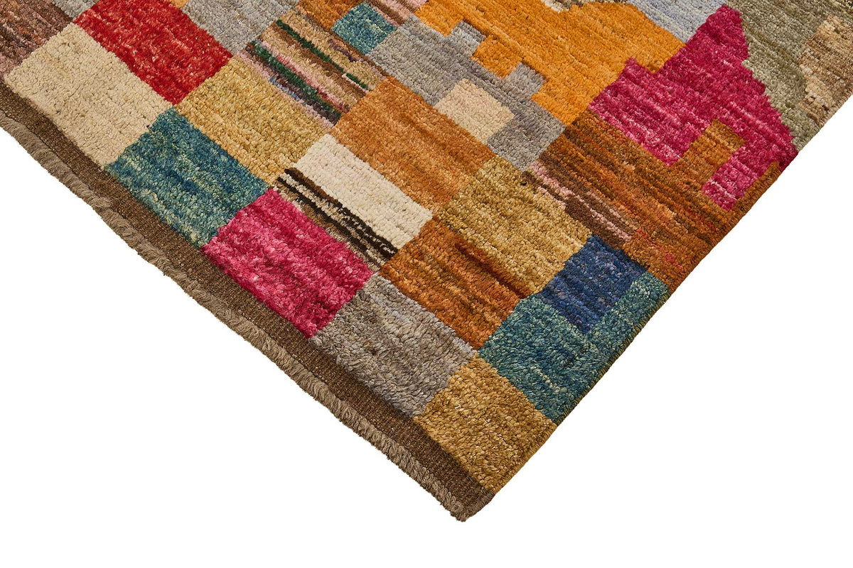 9x10 Multicolor Modern Tribal Rug - 51957