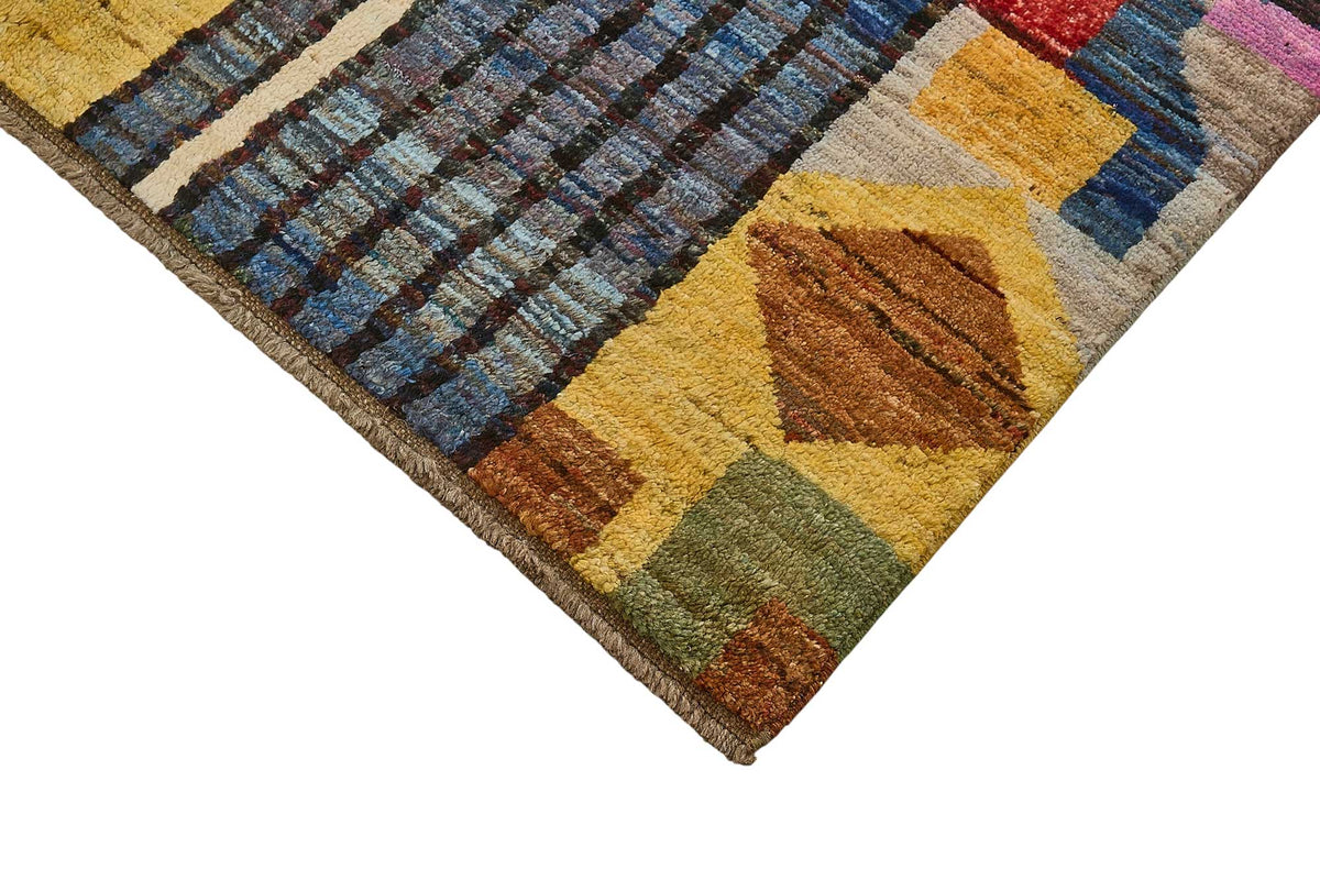 8x10 Multicolor Modern Tribal Rug - 51959