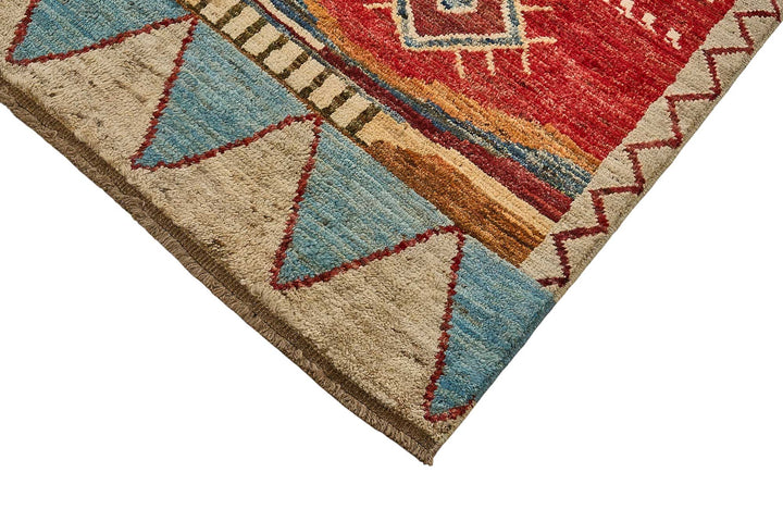 9x12 Multicolor Modern Tribal Rug - 51960