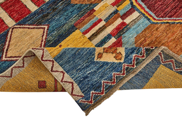 9x12 Multicolor Modern Tribal Rug - 51960