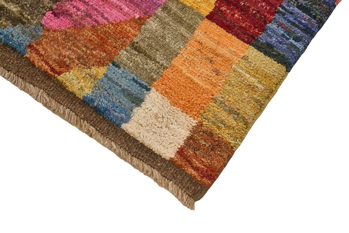 3x10 Multicolor Modern Tribal Rug - 51962