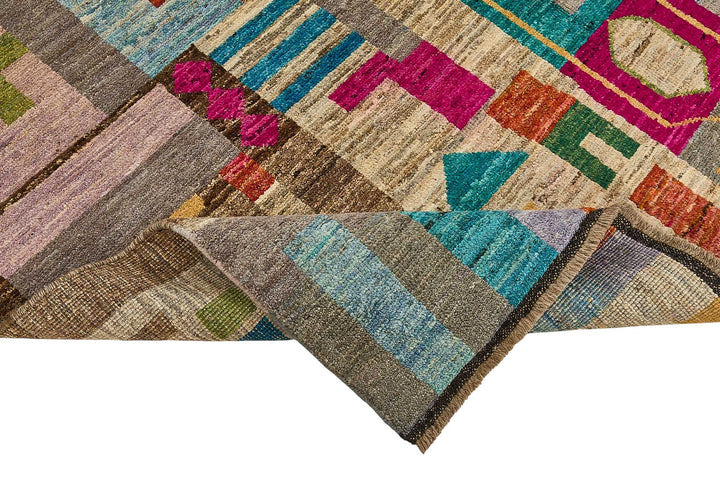 6x9 Multicolor Modern Tribal Rug - 51963