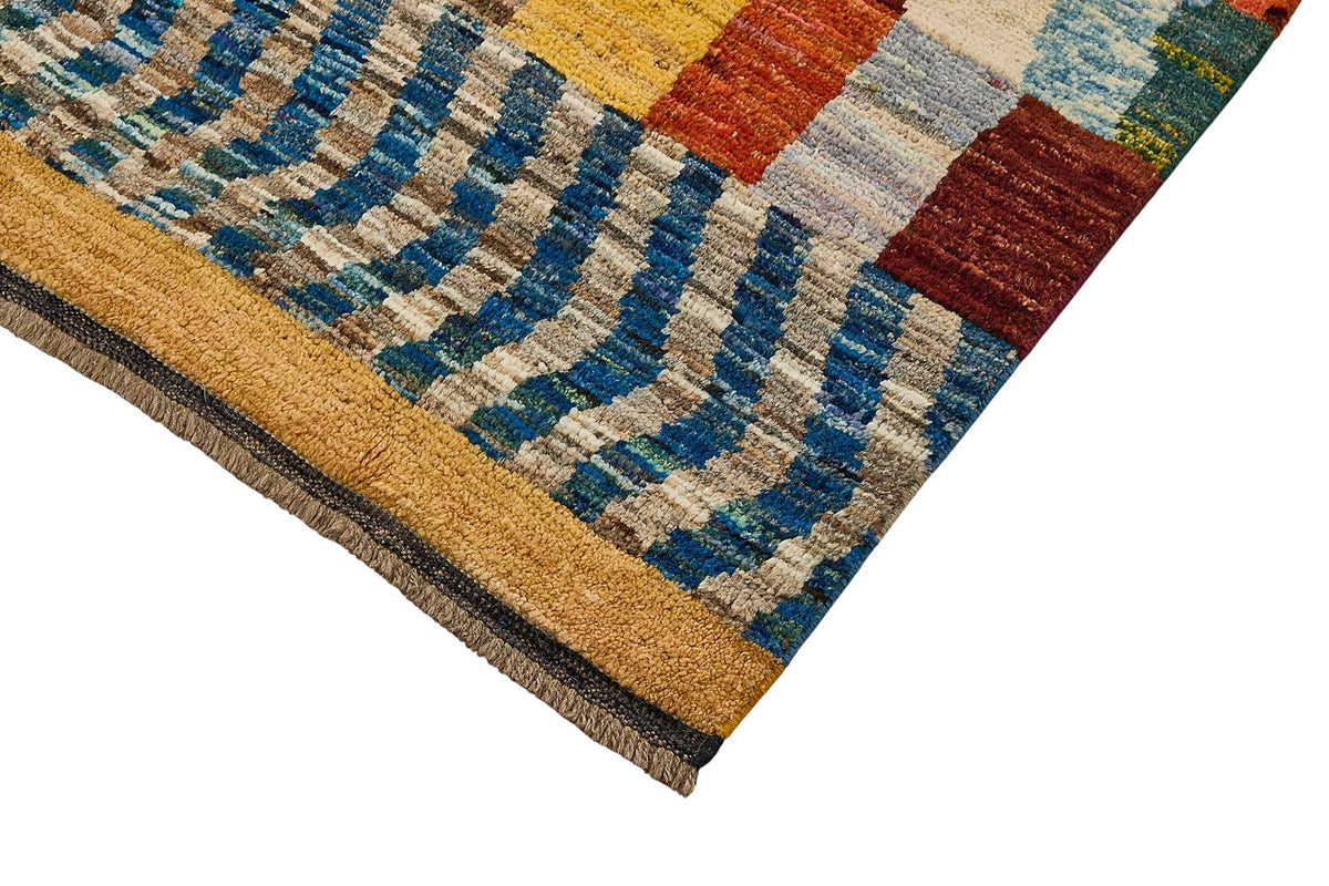 7x9 Multicolor Modern Tribal Rug - 51965