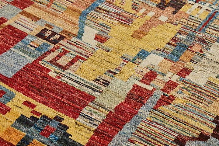 6x10 Multicolor Modern Tribal Rug - 51966