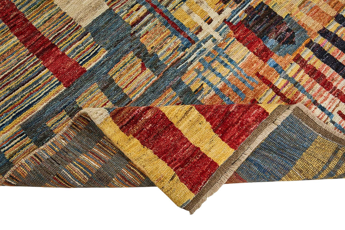 6x10 Multicolor Modern Tribal Rug - 51966