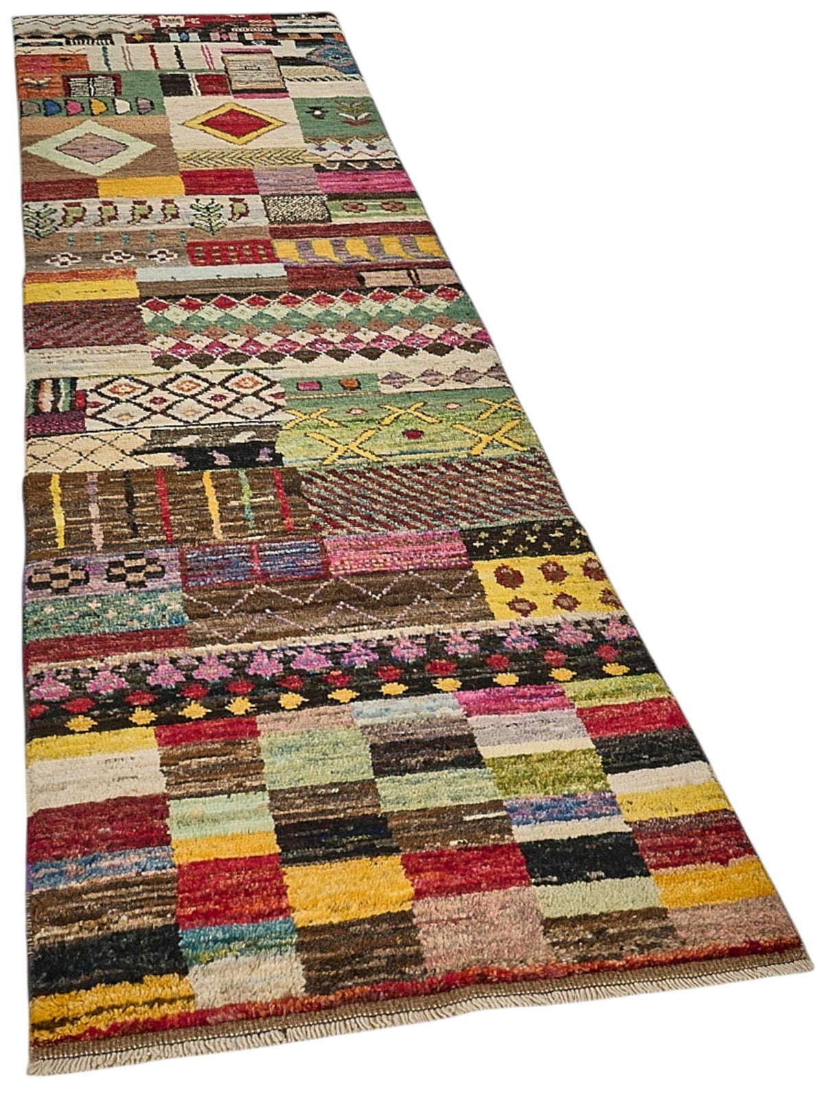 2x9 Multicolor Modern Tribal Rug - 51968
